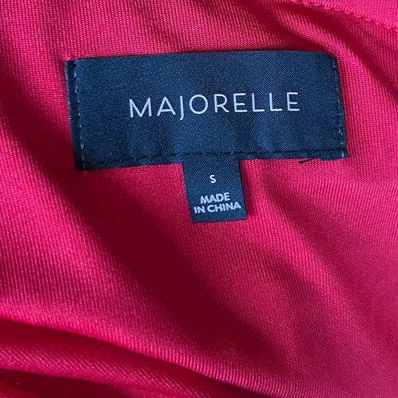 Majorelle Audrina Mini Mesh Dress in Red Size Small - Picture 11 of 14